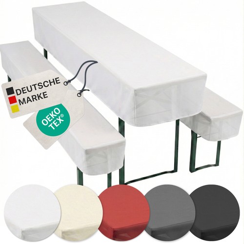 Biertischhussen set teilig - biertischhussen,